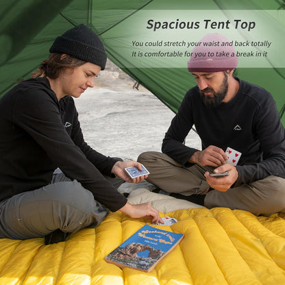 Mongar 2 Person Backpacking Tent, 3 Season Ultralight Lightweight 2 Person Tent, Double Layer Free Standing Tents for Camping Hiking Cycling