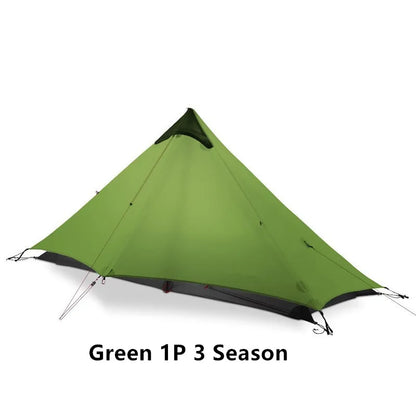 New  Lanshan 1 Person Oudoor Ultralight Camping Tent Single Man 3/4 Season Professional 15D Silnylon Rodless Tent