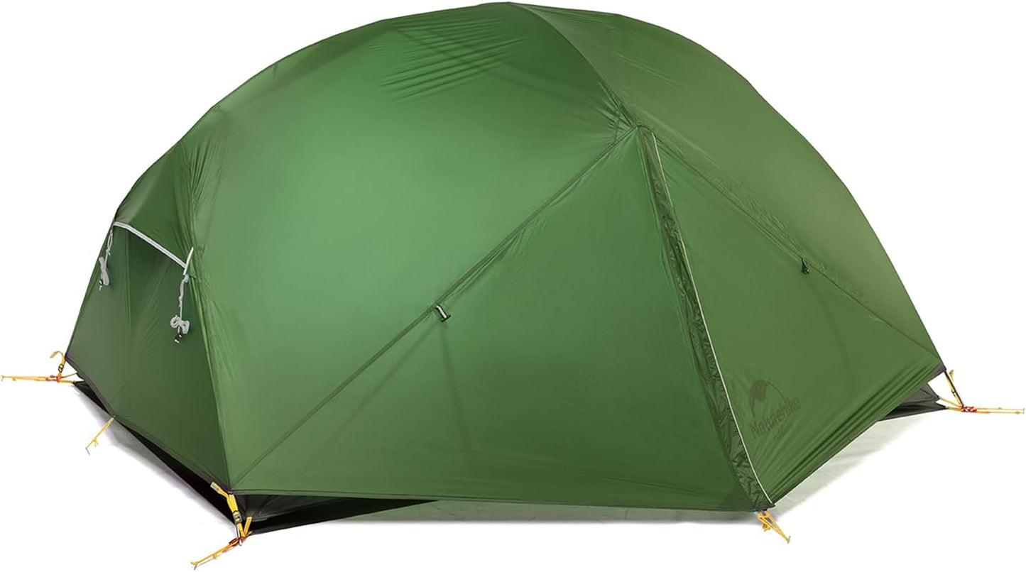 Mongar 2 Person Backpacking Tent, 3 Season Ultralight Lightweight 2 Person Tent, Double Layer Free Standing Tents for Camping Hiking Cycling
