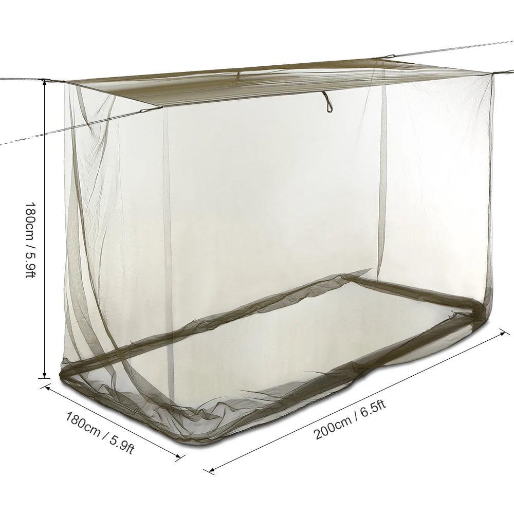 Portable Camping Tent Mosquito Net Square Shape Ultralight Summer Mesh Tent Beach Inner Mesh Tent Outdoor Camping Mesh Tent