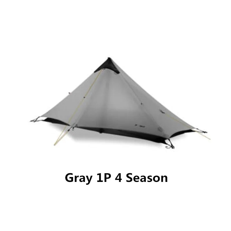 New  Lanshan 1 Person Oudoor Ultralight Camping Tent Single Man 3/4 Season Professional 15D Silnylon Rodless Tent
